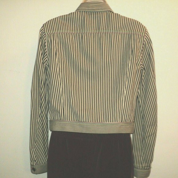 Worth Size 2 Cropped Jacket Black & Gray-Cream - Picture 4 of 5